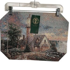 Thomas Kinkade Placemat A Light In The Storm Tapestry